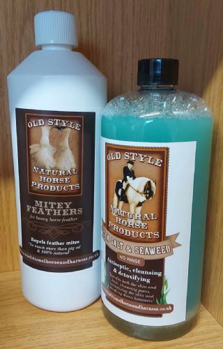 Sea Salt Leg Pre-Wash & Mitey Feathers Oil TWIN PACK